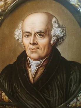 Portrait of Samuel Hahnemann, founder of homeopathy